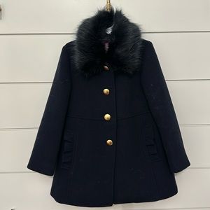 J crew crew cut girls Seacoast with faux fur